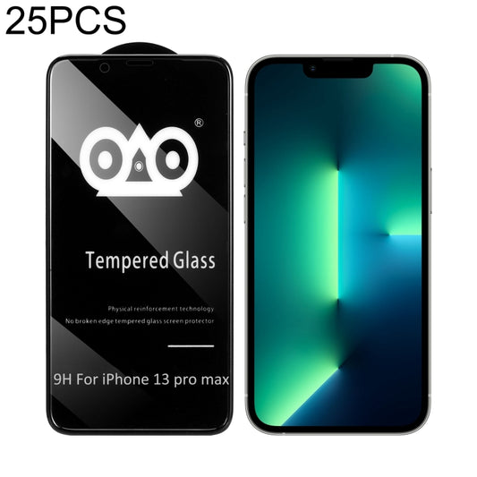 For iPhone 13 Pro Max 25pcs Shockproof Anti-breaking Edge Airbag Tempered Glass Film - iPhone 13 Pro Max Tempered Glass by buy2fix | Online Shopping UK | buy2fix