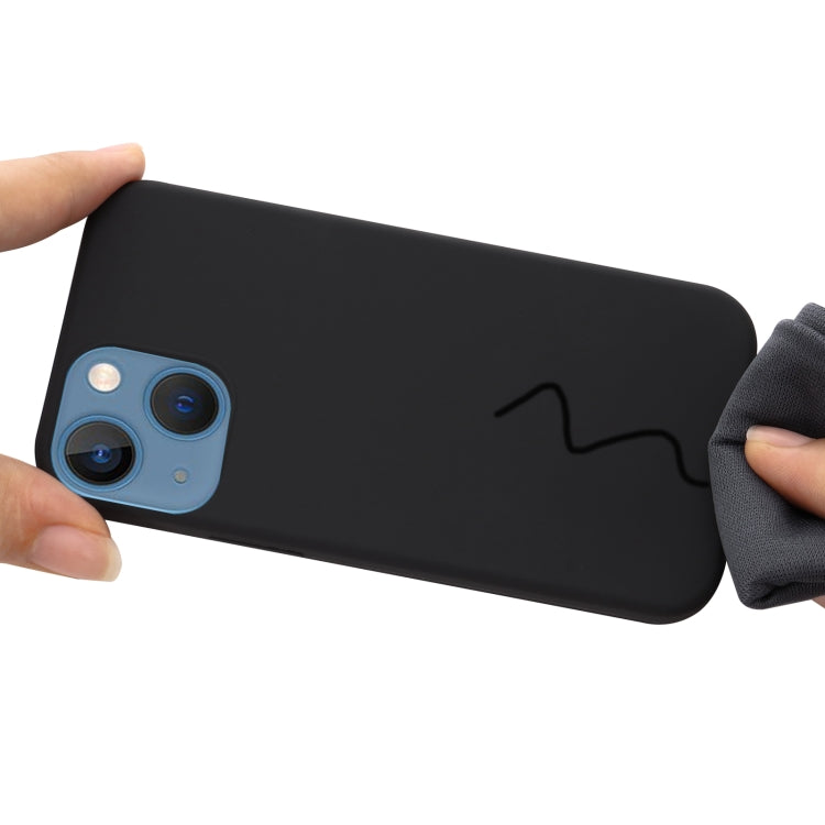 For iPhone 13 mini Shockproof Silicone Magnetic Magsafe Case (Black) by buy2fix