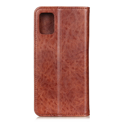 For Galaxy A51 Magnetic Retro Crazy Horse Texture Horizontal Flip Leather Case with Holder & Card Slots(Brown) by buy2fix