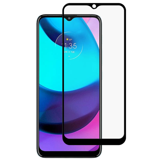 For Motorola Moto E20 Full Glue Full Screen Tempered Glass Film by buy2fix