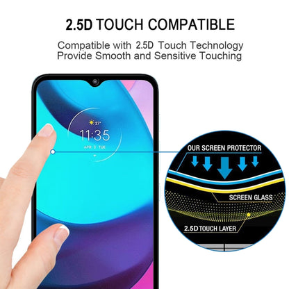 For Motorola Moto E20 Full Glue Full Screen Tempered Glass Film by buy2fix