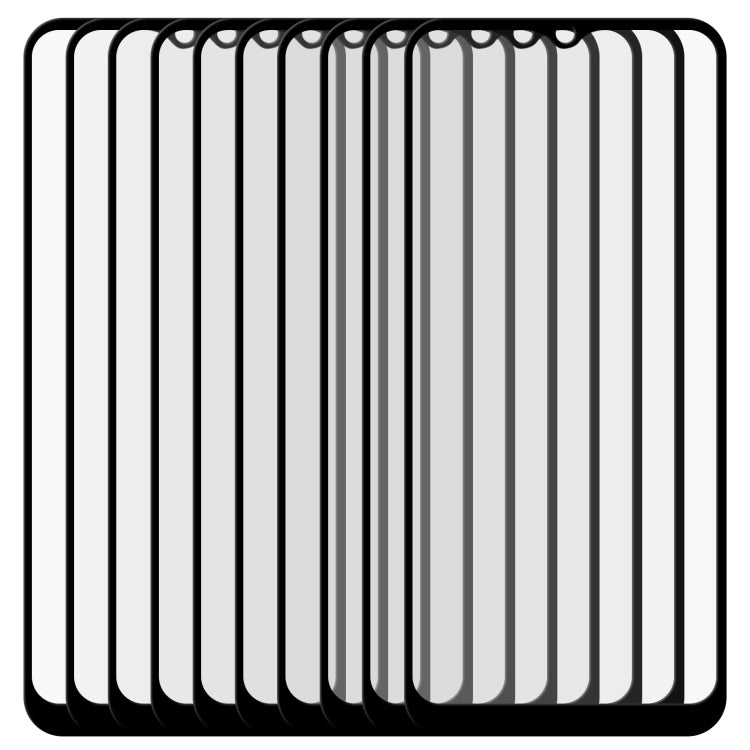 For Motorola Moto E20 25 PCS Full Glue Full Screen Tempered Glass Film by buy2fix