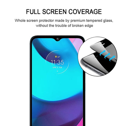 For Motorola Moto E20 25 PCS Full Glue Full Screen Tempered Glass Film by buy2fix