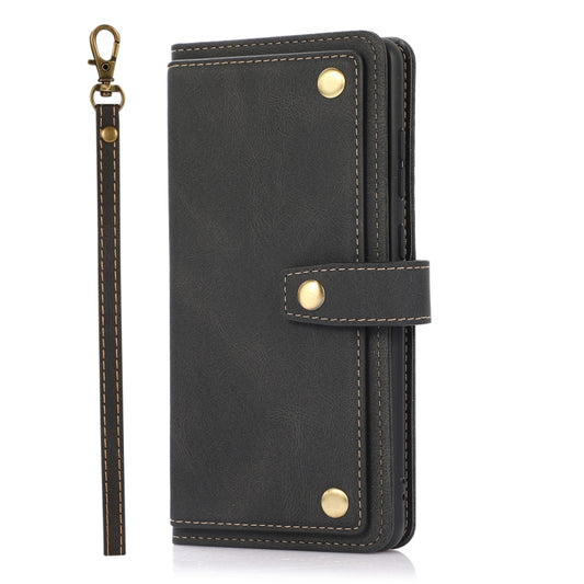 For Samsung Galaxy A52 5G / 4G PU + TPU Horizontal Flip Leather Case with Holder & Card Slot & Wallet & Lanyard(Black) by buy2fix