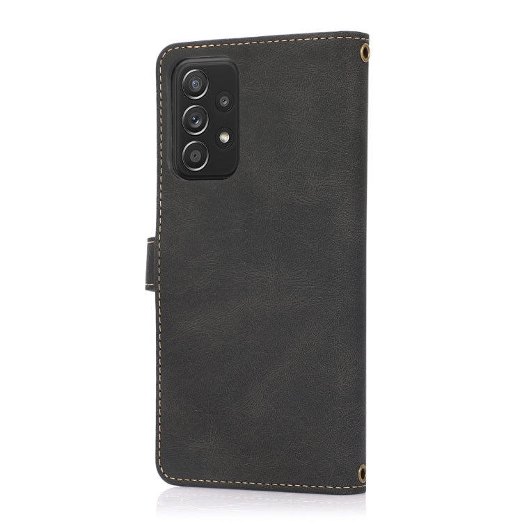 For Samsung Galaxy A52 5G / 4G PU + TPU Horizontal Flip Leather Case with Holder & Card Slot & Wallet & Lanyard(Black) by buy2fix