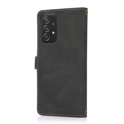 For Samsung Galaxy A52 5G / 4G PU + TPU Horizontal Flip Leather Case with Holder & Card Slot & Wallet & Lanyard(Black) by buy2fix