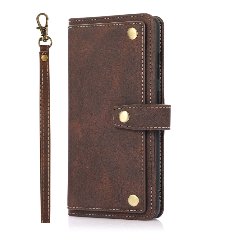 For Samsung Galaxy A52 5G / 4G PU + TPU Horizontal Flip Leather Case with Holder & Card Slot & Wallet & Lanyard(Brown) by buy2fix