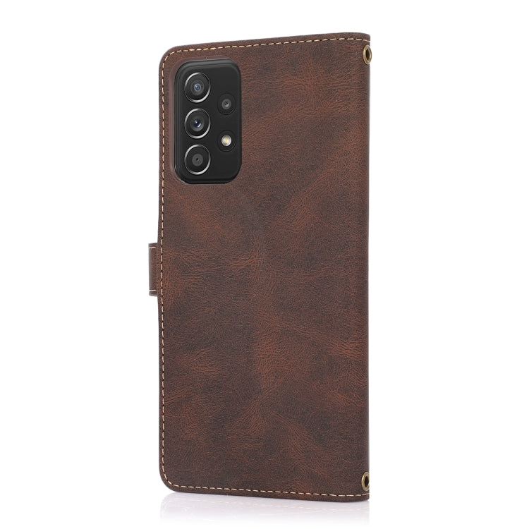 For Samsung Galaxy A52 5G / 4G PU + TPU Horizontal Flip Leather Case with Holder & Card Slot & Wallet & Lanyard(Brown) by buy2fix