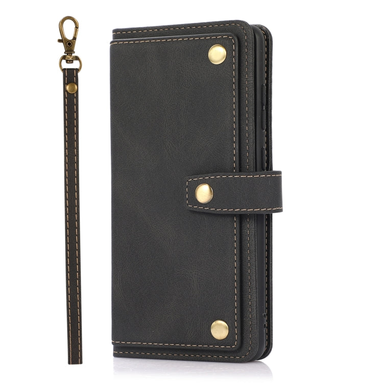 For Samsung Galaxy A71 4G PU + TPU Horizontal Flip Leather Case with Holder & Card Slot & Wallet & Lanyard(Black) by buy2fix