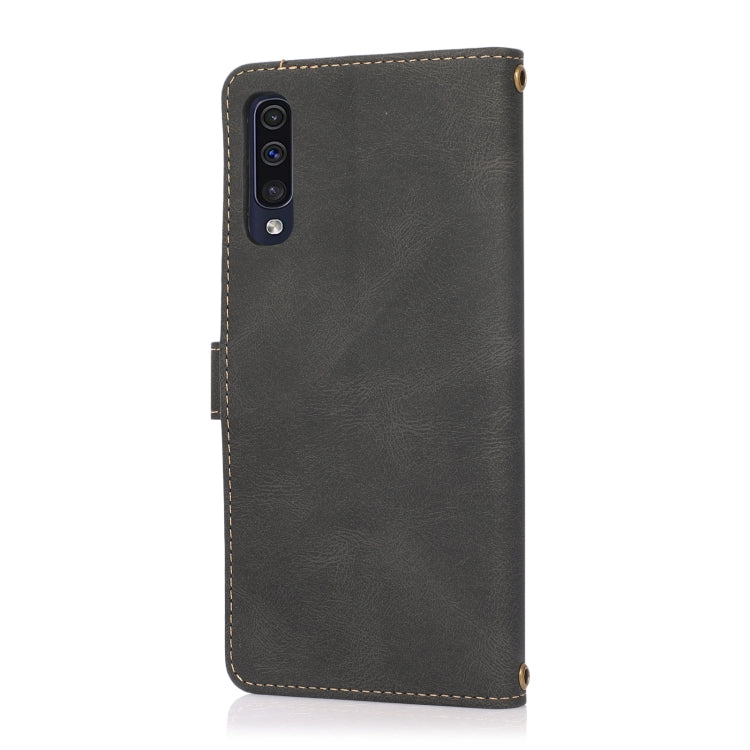 For Samsung Galaxy A50 / A30s / A50s PU + TPU Horizontal Flip Leather Case with Holder & Card Slot & Wallet & Lanyard(Black) by buy2fix