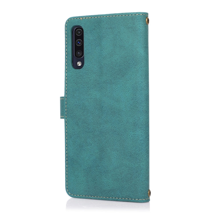 For Samsung Galaxy A50 / A30s / A50s PU + TPU Horizontal Flip Leather Case with Holder & Card Slot & Wallet & Lanyard(Lake Blue) by buy2fix