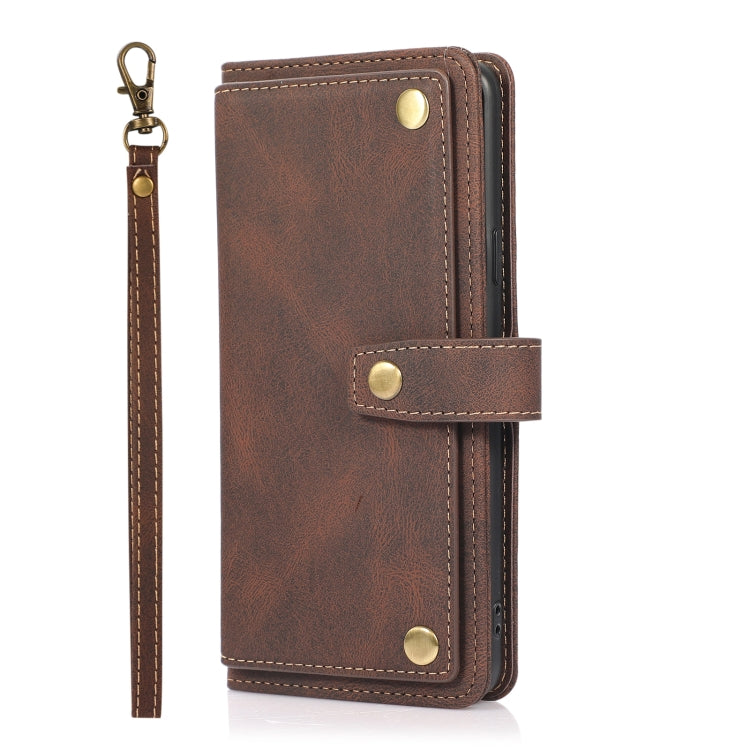 For Samsung Galaxy S9+ PU + TPU Horizontal Flip Leather Case with Holder & Card Slot & Wallet & Lanyard(Brown) by buy2fix