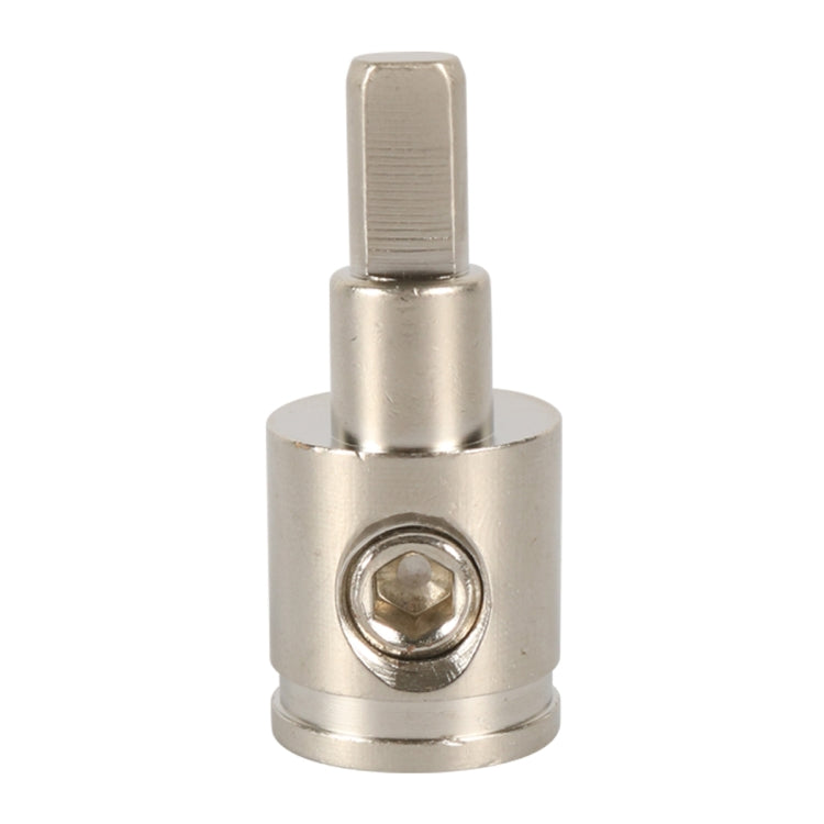A5659-02 Car Large Size Nickel-plated Brass 0GA to 4GA Audio Terminal Block - Terminal connectors by buy2fix | Online Shopping UK | buy2fix