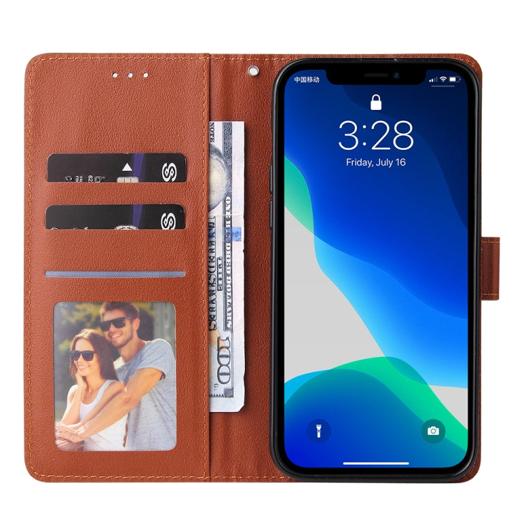 For iPhone 13 mini Multifunctional Horizontal Flip Leather Case, with Three Card Slot & Holder & Photo Frame & Lanyard (Brown) by buy2fix