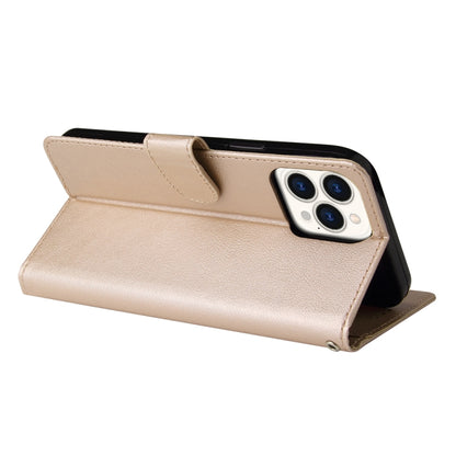 For iPhone 13 mini Multifunctional Horizontal Flip Leather Case, with Three Card Slot & Holder & Photo Frame & Lanyard (Tyrant Gold) by buy2fix