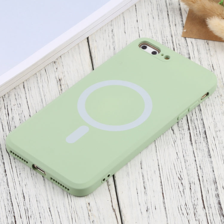 Silicone Full Coverage Shockproof Magsafe Case For iPhone 7 Plus / 8 Plus(Green) by buy2fix