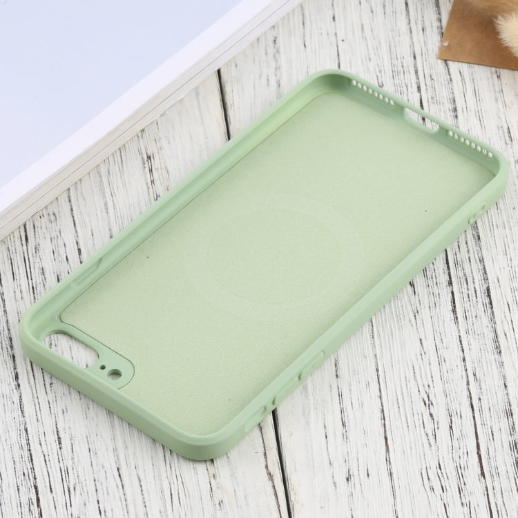 Silicone Full Coverage Shockproof Magsafe Case For iPhone 7 Plus / 8 Plus(Green) by buy2fix