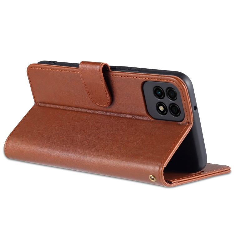 For Huawei Maimang 10 SE 5G AZNS Sheepskin Texture Horizontal Flip Leather Case with Holder & Card Slots & Wallet(Brown) - Huawei Cases by AZNS | Online Shopping UK | buy2fix