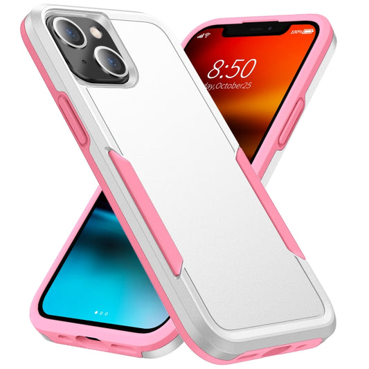 For iPhone 13 Pioneer Armor Heavy Duty Shockproof Phone Case(White) by buy2fix