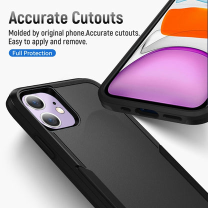 For iPhone 12 mini Pioneer Armor Heavy Duty Shockproof Phone Case (Black) by buy2fix