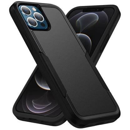 For iPhone 12 Pro Max Pioneer Armor Heavy Duty Shockproof Phone Case(Black) by buy2fix