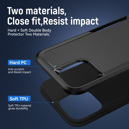 For iPhone 12 Pro Max Pioneer Armor Heavy Duty Shockproof Phone Case(Black) by buy2fix