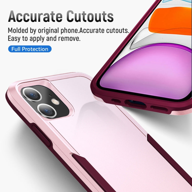 For iPhone 11 Pioneer Armor Heavy Duty Shockproof Phone Case (Pink) by buy2fix