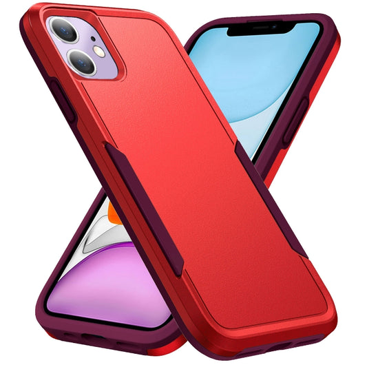For iPhone 11 Pioneer Armor Heavy Duty Shockproof Phone Case (Red) by buy2fix