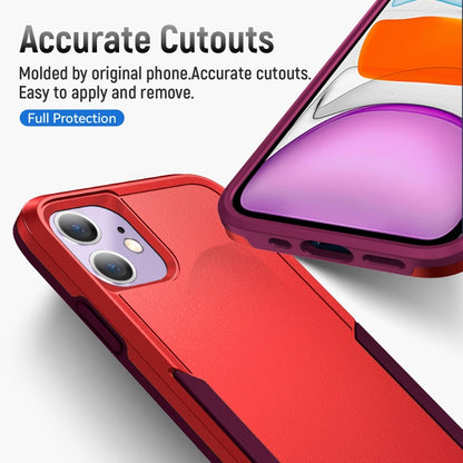 For iPhone 11 Pioneer Armor Heavy Duty Shockproof Phone Case (Red) by buy2fix