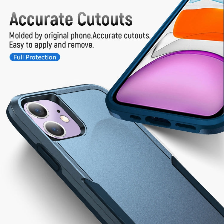 For iPhone 11 Pioneer Armor Heavy Duty Shockproof Phone Case (Blue) by buy2fix