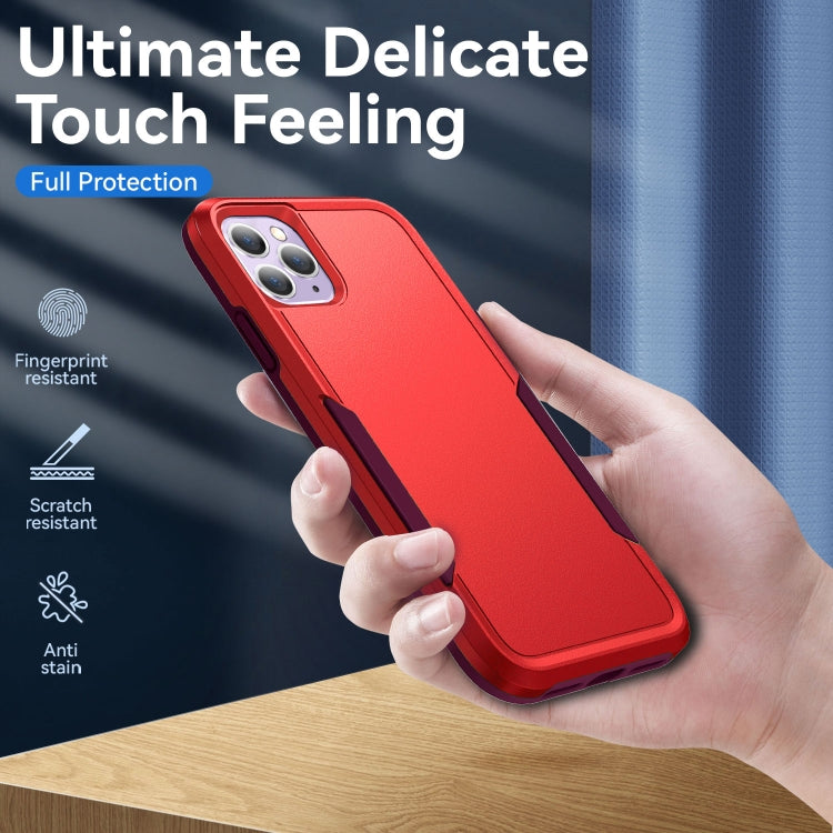For iPhone 11 Pro Pioneer Armor Heavy Duty Shockproof Phone Case (Red) by buy2fix