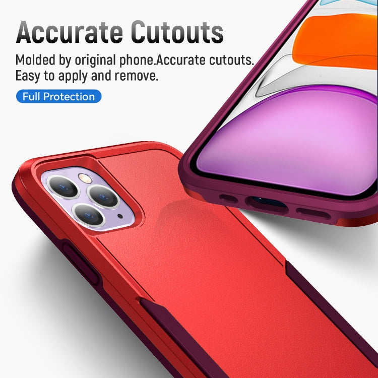 For iPhone 11 Pro Pioneer Armor Heavy Duty Shockproof Phone Case (Red) by buy2fix