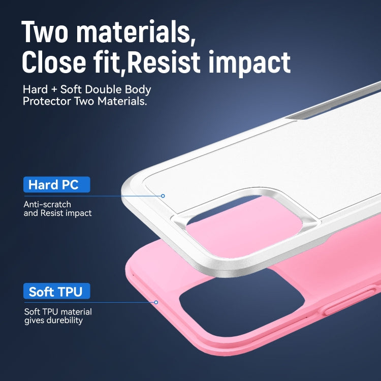 For iPhone 11 Pro Max Pioneer Armor Heavy Duty Shockproof Phone Case (White) by buy2fix