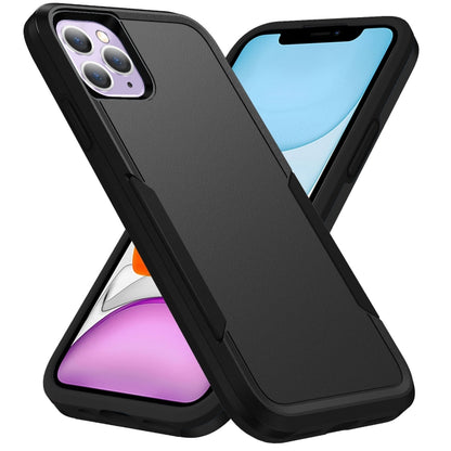 For iPhone 11 Pro Max Pioneer Armor Heavy Duty Shockproof Phone Case (Black) by buy2fix