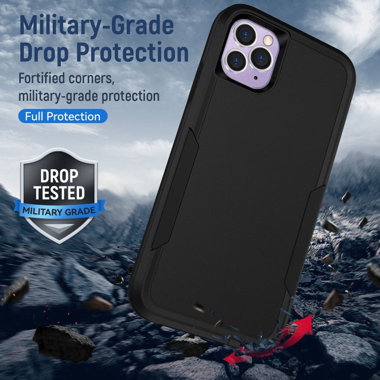 For iPhone 11 Pro Max Pioneer Armor Heavy Duty Shockproof Phone Case (Black) by buy2fix