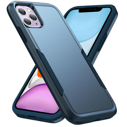 For iPhone 11 Pro Max Pioneer Armor Heavy Duty Shockproof Phone Case (Blue) by buy2fix