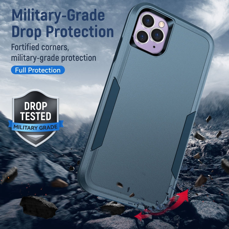 For iPhone 11 Pro Max Pioneer Armor Heavy Duty Shockproof Phone Case (Blue) by buy2fix
