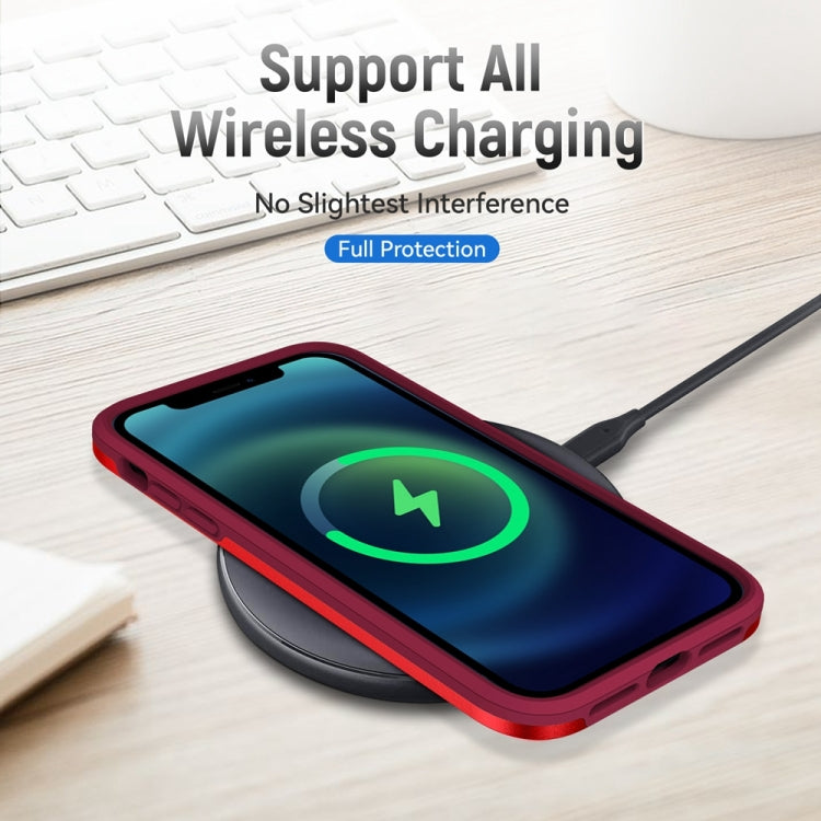 For iPhone X / XS Pioneer Armor Heavy Duty Shockproof Phone Case(Red) by buy2fix