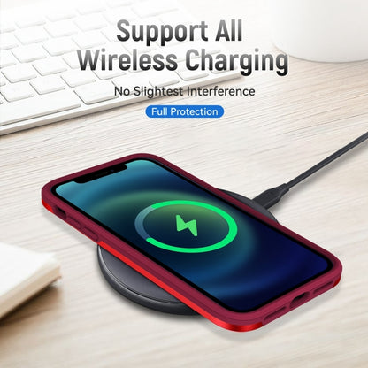 For iPhone X / XS Pioneer Armor Heavy Duty Shockproof Phone Case(Red) by buy2fix