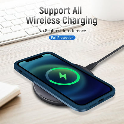 For iPhone X / XS Pioneer Armor Heavy Duty Shockproof Phone Case(Blue) by buy2fix