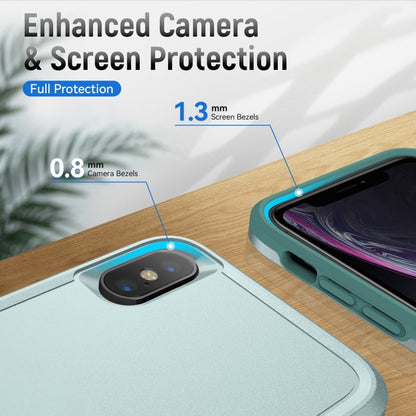 For iPhone X / XS Pioneer Armor Heavy Duty Shockproof Phone Case(Green) by buy2fix