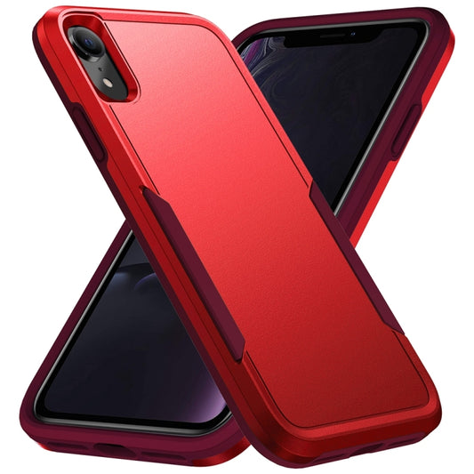 For iPhone XR Pioneer Armor Heavy Duty Shockproof Phone Case(Red) by buy2fix