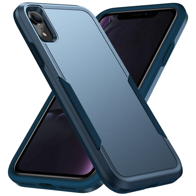For iPhone XR Pioneer Armor Heavy Duty Shockproof Phone Case(Blue) by buy2fix
