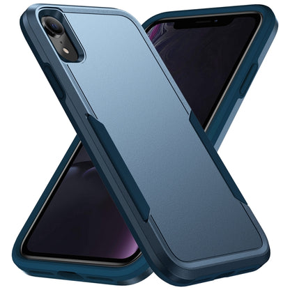 For iPhone XR Pioneer Armor Heavy Duty Shockproof Phone Case(Blue) by buy2fix