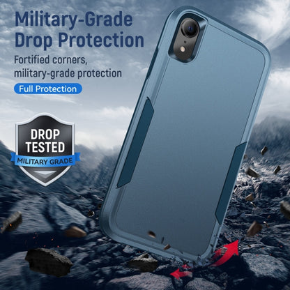 For iPhone XR Pioneer Armor Heavy Duty Shockproof Phone Case(Blue) by buy2fix