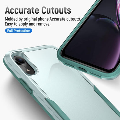 For iPhone XR Pioneer Armor Heavy Duty Shockproof Phone Case(Green) by buy2fix