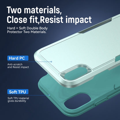 For iPhone XR Pioneer Armor Heavy Duty Shockproof Phone Case(Green) by buy2fix