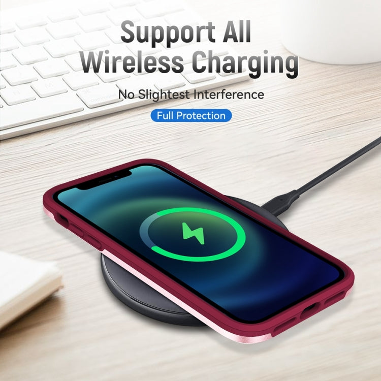 For iPhone XS Max Pioneer Armor Heavy Duty Shockproof Phone Case(Pink) by buy2fix