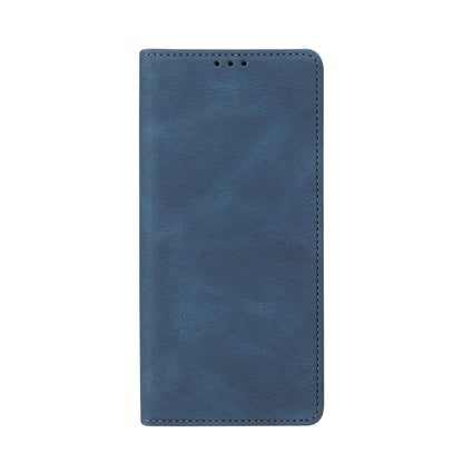 For Samsung Galaxy A50 Simple Suction Closure Horizontal Flip Leather Case with Holder & Card Slot & Wallet(Blue) by buy2fix