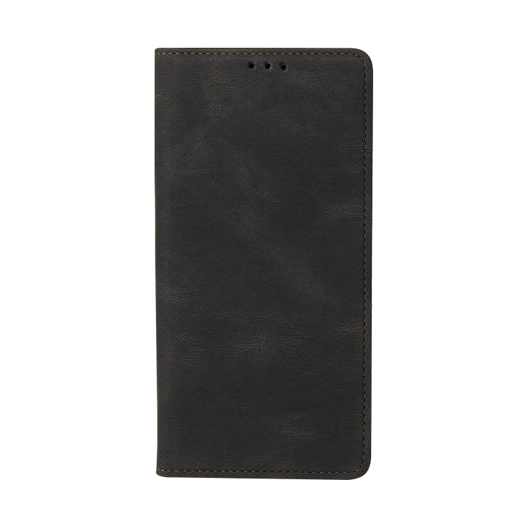 For Samsung Galaxy A52 5G / 4G Simple Suction Closure Horizontal Flip Leather Case with Holder & Card Slot & Wallet(Black) by buy2fix